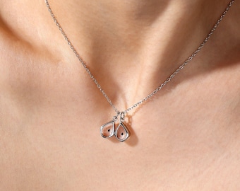 Miscarriage Memorial Necklace, Forget Me Not Seed Pendant, Baby Loss Remembrance Jewelry, Sympathy Gift for Mom, Healing Pregnancy Keepsake