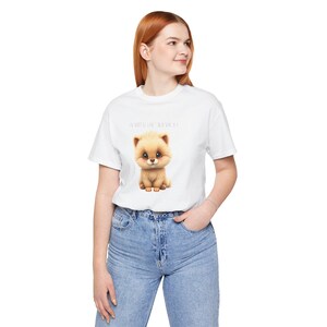 T-shirt graphique chiot mignon, chemise pour amoureux des animaux de compagnie, t-shirt animal, cadeau pour les propriétaires de chien, tenue de tous les jours amusante