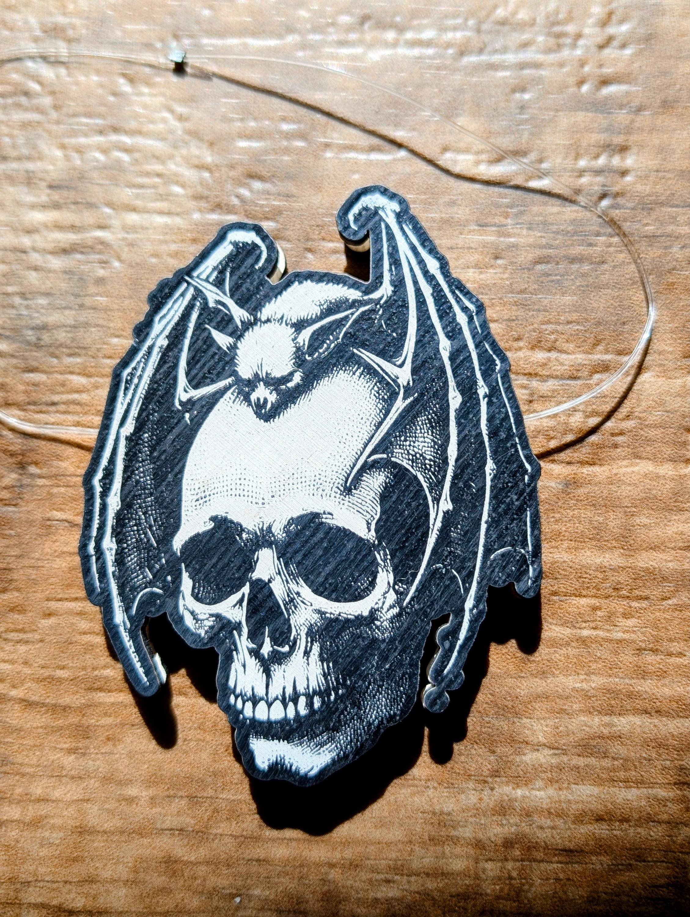 Dserhfy Halloween Car Rearview Mirror Charm Cartoon Bat/Cat/Ghost/Witch Acrylic Pendant 2D Flat Auto Interior Accessories For Cat Backpack Phone - View #5