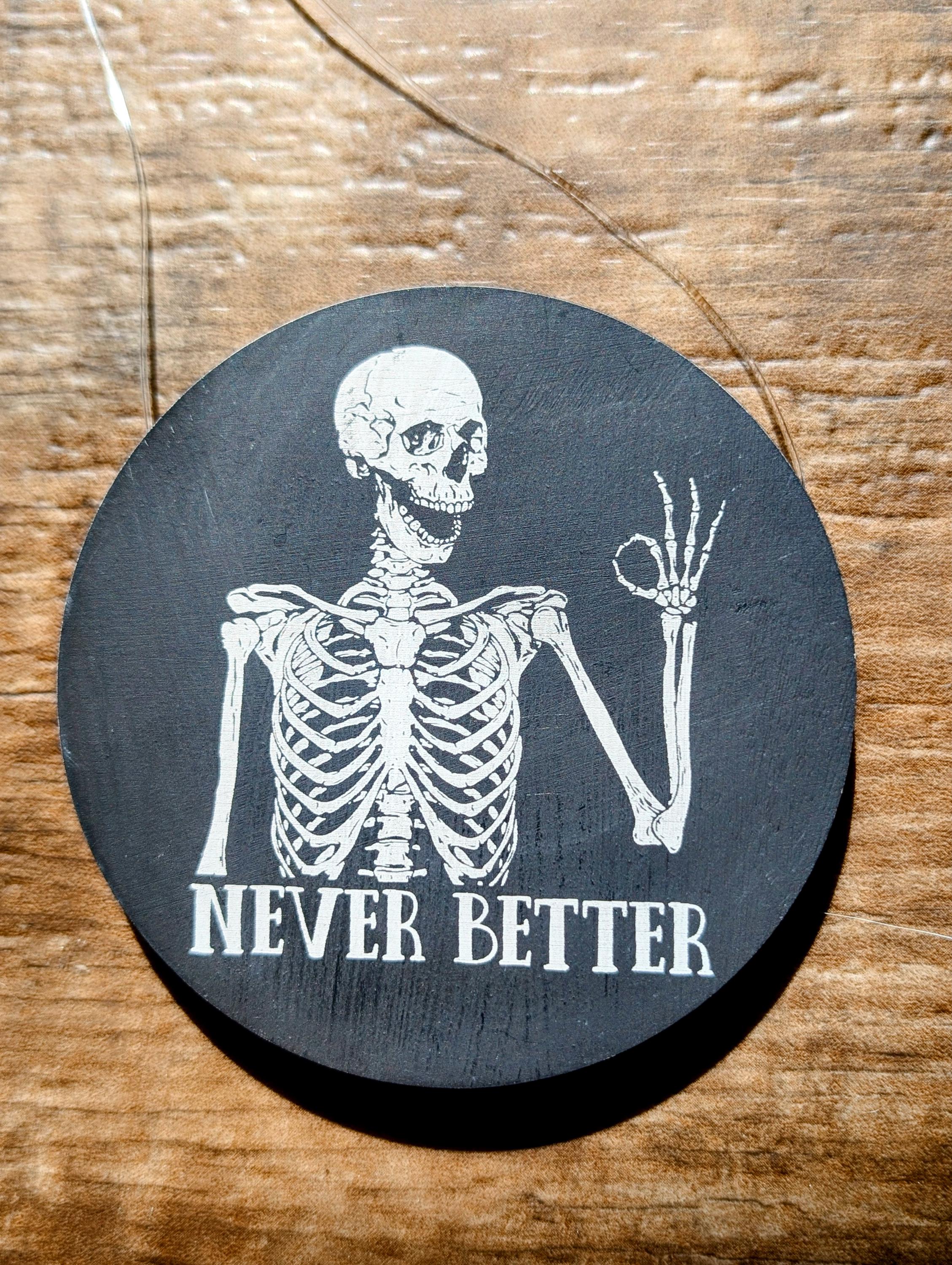 Dserhfy Halloween Car Rearview Mirror Charm Cartoon Bat/Cat/Ghost/Witch Acrylic Pendant 2D Flat Auto Interior Accessories For Cat Backpack Phone - View #12