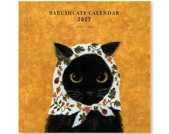 2027 Babushcats calendar - Sunday start