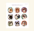 Babushcats mini stickers product logo