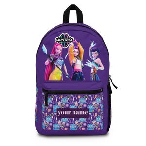 Générique K-Pop Demon Hunters Sac à Dos D'écolier Avec Motif