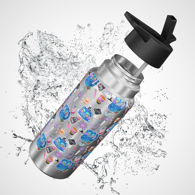 Kpop Demon Hunters Derpy Cute Tiger Stainless Steel Gator Tumbler,