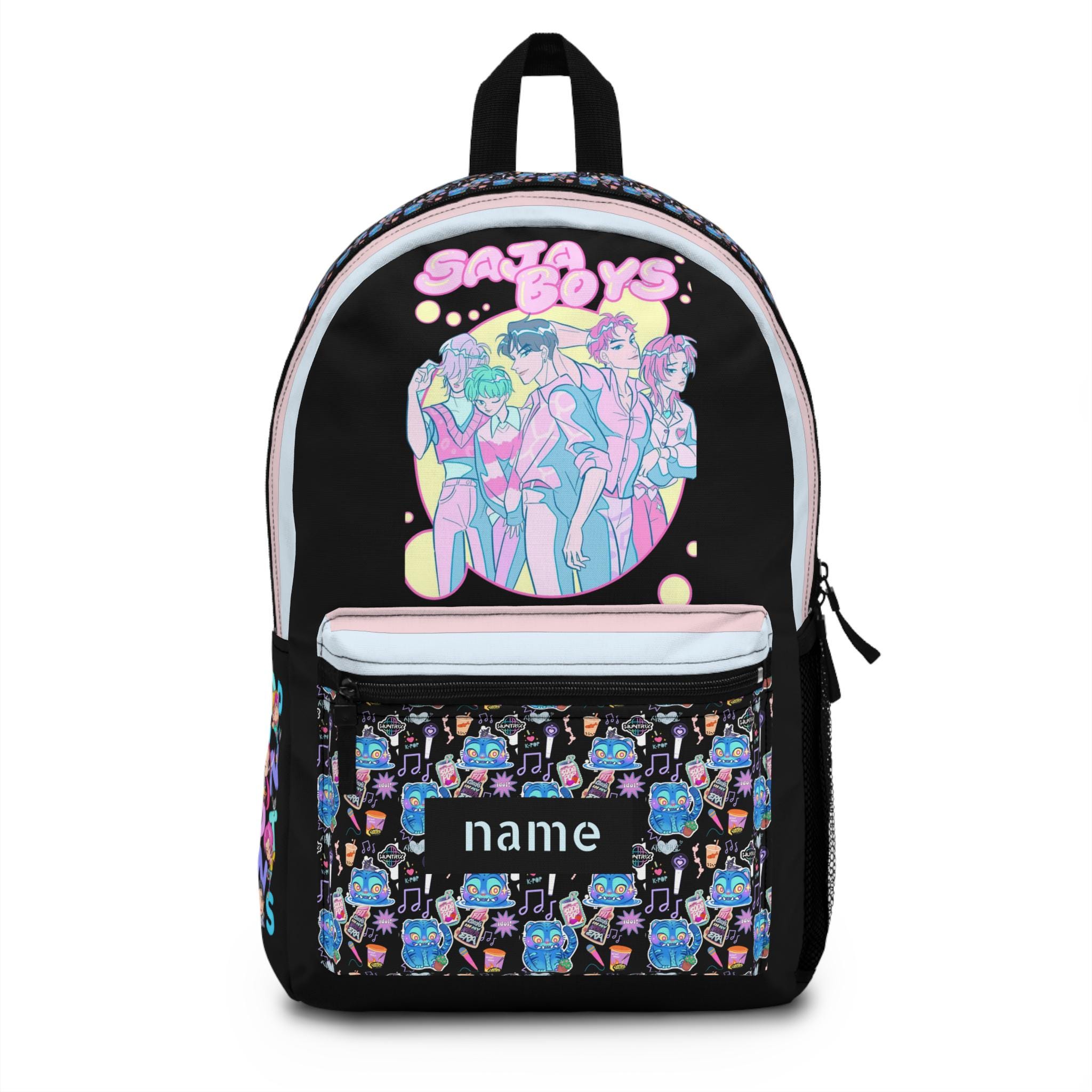 Kpop Demon Hunters Saja Boys Back to School Backpack - Etsy display picture 2