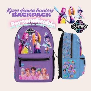 Purple You - Kpop Hunters Backpack | Saja Boys & Huntrix Fans