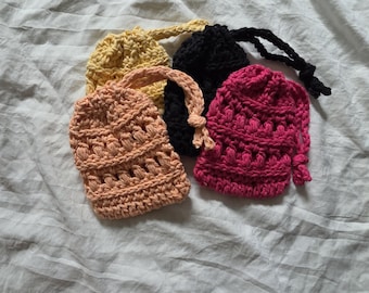 Crochet soap sack washcloth