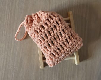 Crochet soap sack