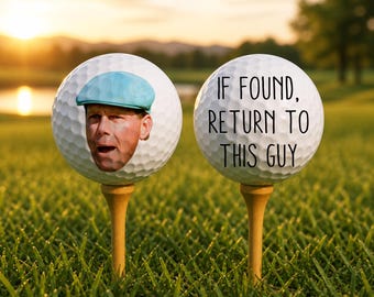 Personalized Golf Ball Funny “If Found Return To” Custom Gift for Golfers Unique Golf Gift Idea