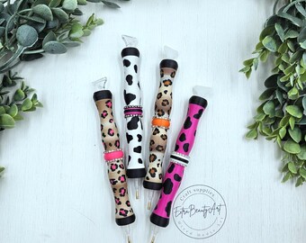 Diamond art pen Multiplacer art tool Diamond Painting Accessories 3D printed dual ended push in tip pen Embelished rainbow design