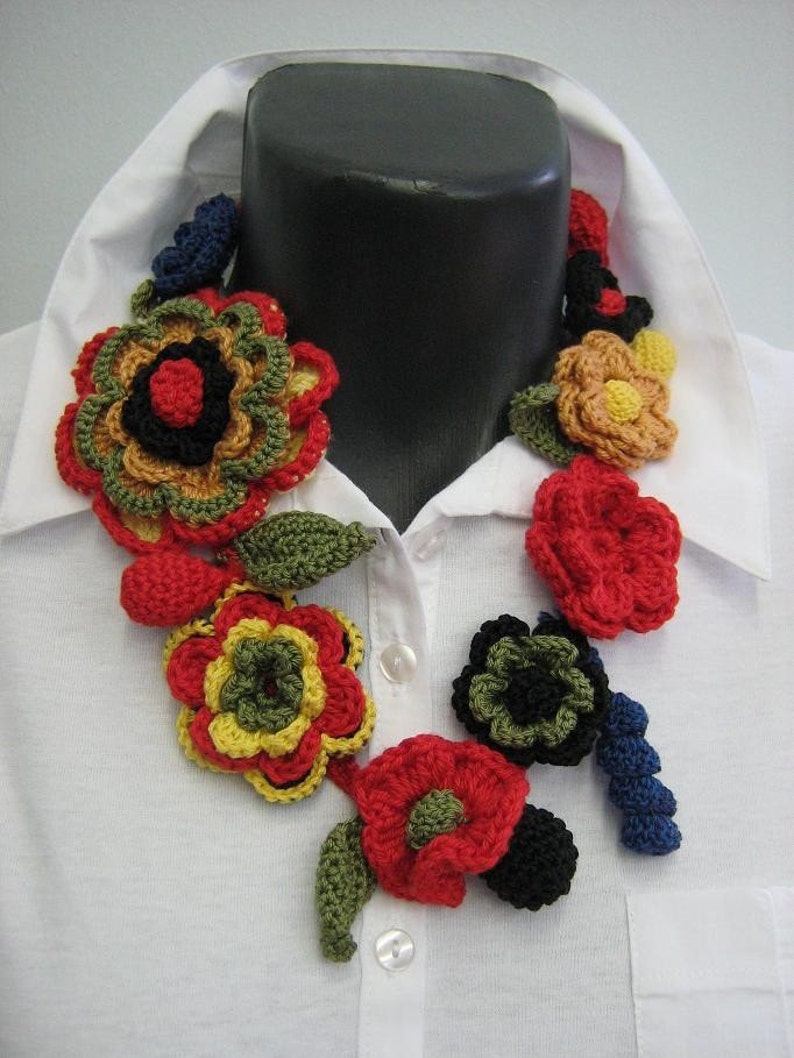 CROCHET JEWELRY MULTICOLOR image 5