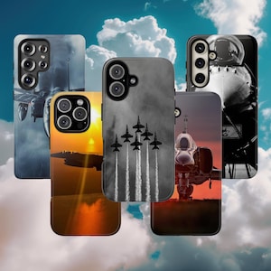 Military Aircraft Phone Case, Fighter Jet Phone Case, Air Force Plane Gift Present For Aviation Lover Iphone Samsung Google Pixel Phone Case