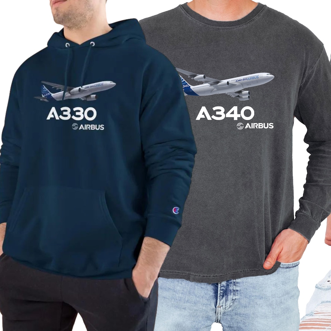 Custom Airbus Aircrafts Apparel, Airbus A320, A330, A340, A350 and A380 ...