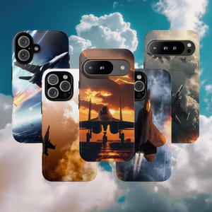 Military Aircraft Phone Case, Fighter Jet Phone Case, Air Force Plane Gift Present For Aviation Lover Iphone Samsung Google Pixel Phone Case