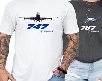 Aangepaste Boeing vliegtuigmonteurkleding, Boeing 737, 747, 757, 767, 777 en 787, luchtvaartshirt, vliegtuighoodie, lange mouw of sweatshirt