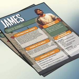 Jacobus - zoon van Alfeüs | Informatieblad en studiegids voor de kinderbijbel