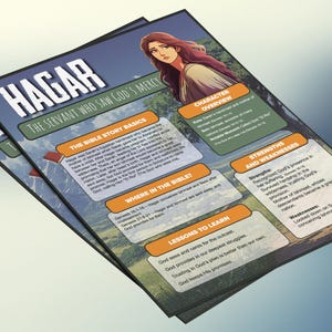 Hagar: de dienaar die Gods barmhartigheid zag | Informatieblad en studiegids voor de kinderbijbel