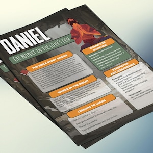 Daniël - De profeet in de leeuwenkuil | Informatieblad en studiegids voor de kinderbijbel