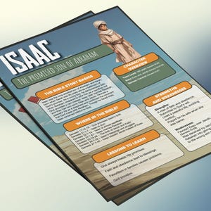 Isaak - De beloofde zoon | Informatieblad en studiegids voor de kinderbijbel