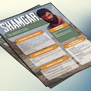 Shamgar: de krijgerrechter | Informatieblad en studiegids voor de kinderbijbel