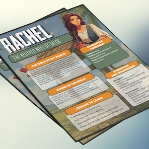Rachel - De geliefde Wijd van Jacob | Informatieblad en studiegids voor de kinderbijbel