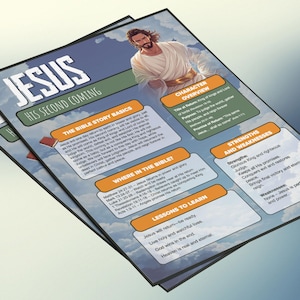 Jezus - zijn wederkomst | Informatieblad en studiegids voor de kinderbijbel