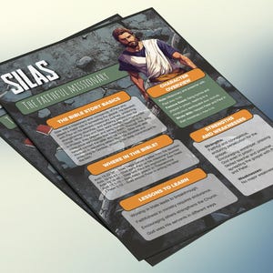Silas: de trouwe zendeling | Informatieblad en studiegids voor de kinderbijbel