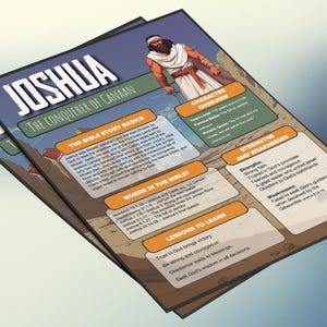 Jozua: de veroveraar van Kanaän | Informatieblad en studiegids voor de kinderbijbel