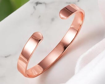 Gioiello Benessere Magnetico Bracciale Magnetico In Rame Puro - Terapia Per Artrite E Dolori, Unisex, Design Semplice Gioiello Rame Magnetico - Foto 6