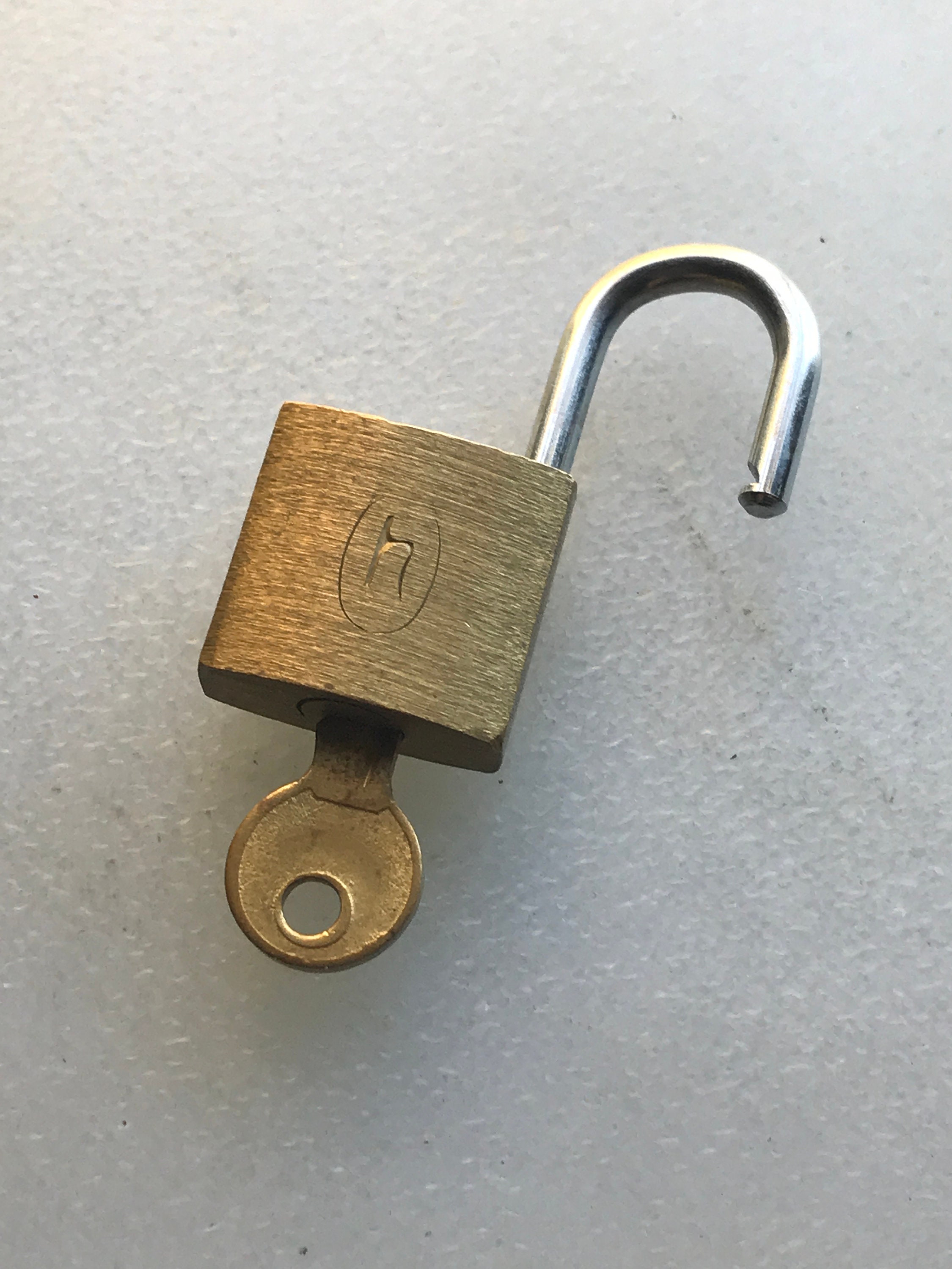 Hartmann Luggage Padlock Lock with Key Etsy