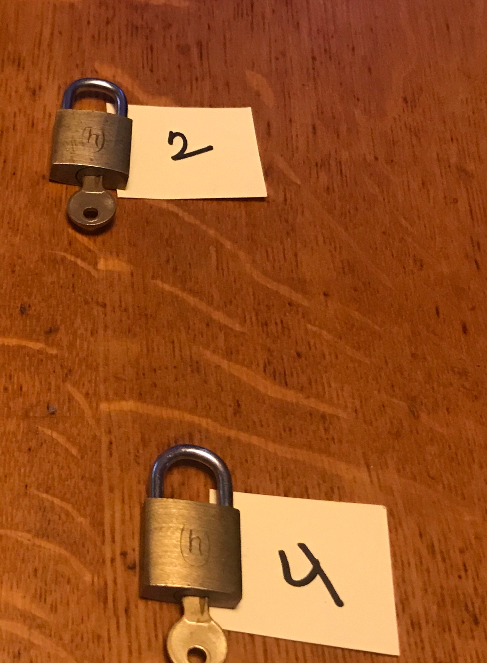 Hartmann Luggage Padlock Lock With Key 