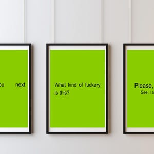Brat Inspired Quote Poster Digital Art Printable File – Instant Download [What Is This?]