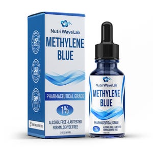 Methylene Blue 1% Solution | 99.99 USP Pharmaceutical Grade | Optimized for Maximum Bioavailability
