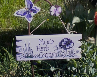 Yard Sign 1 - Mom's Herb Garden
