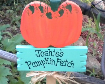 Yard Sign 107 -  Joshie's Pumpkin Patch + Directional Arrow