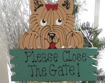 Pets Yard Sign 44 -Please Close the Gate