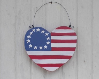 Hanging Sign 3- American Heart