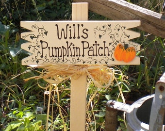 Small Yard Sign 91 -Rsvd Jamie Will's  Pumpkin Patch