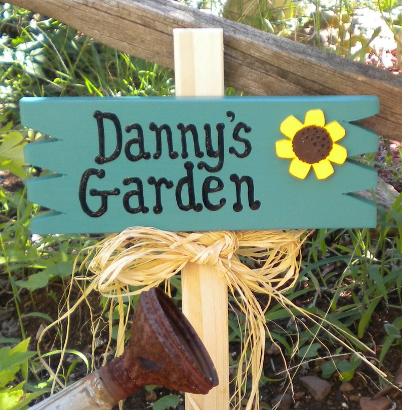 Small Yard Sign 4 Adam's Garden Etsy