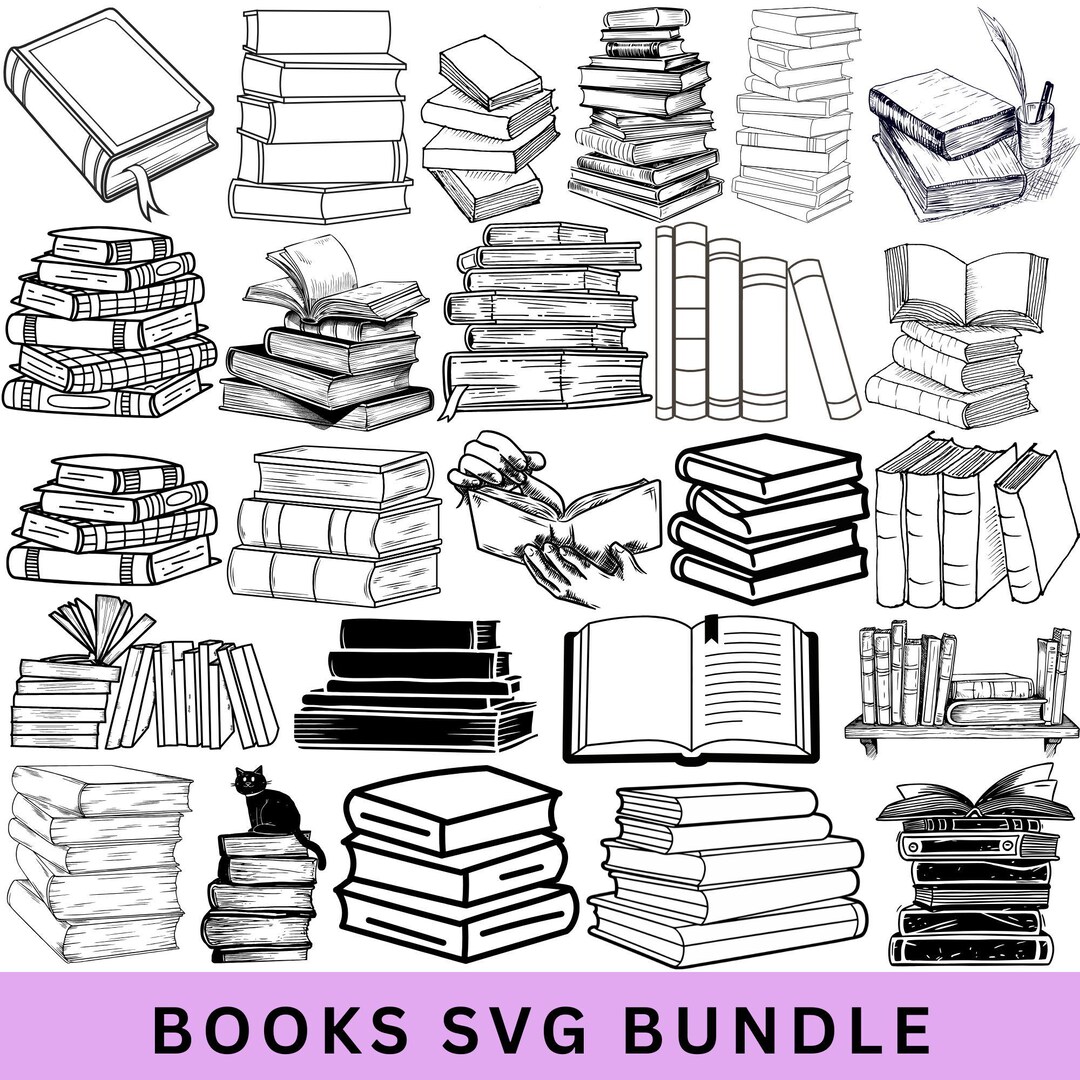 Books SVG | Reading SVG | Book Lover SVG | Book Cut File | Books Cricut ...