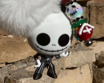 Llavero de cuentas estilo esqueleto espeluznante