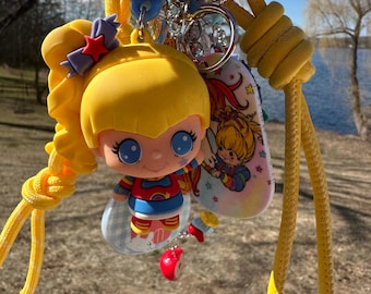 Rainbow Girl–Inspired Bag Charm or Keychain