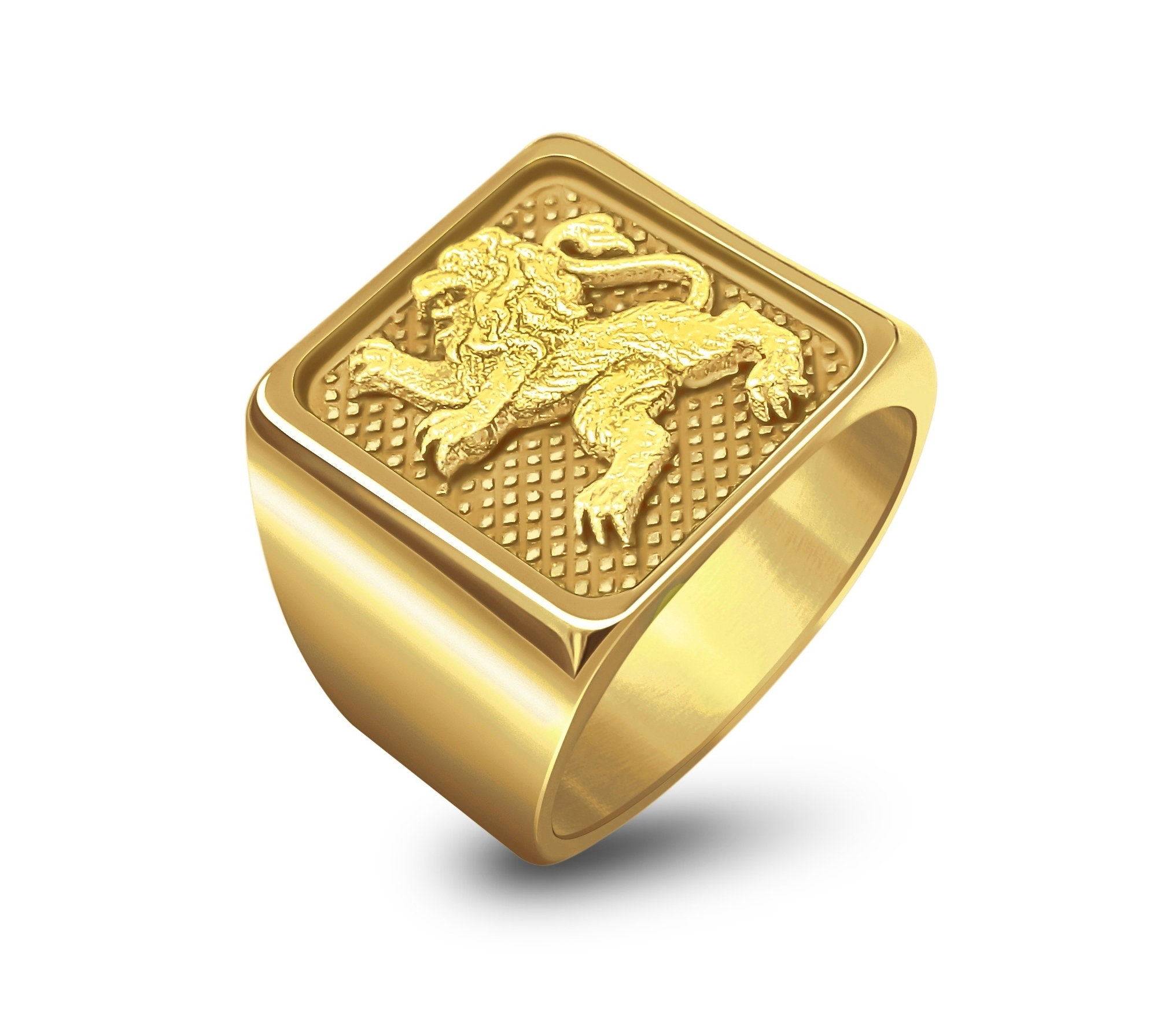 14k Gold Lion of Judah Ringmen Ringlion Ringlion Ring for - Etsy