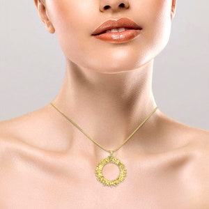 18K Gold  Jerusalem Pendant,Men Judaica Pendant,Jerusalem Necklace ,Jerusalem Pendant,Israel Jewelry