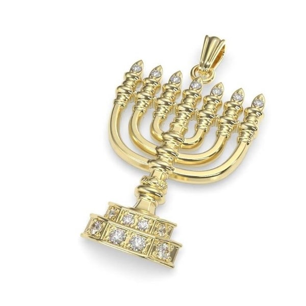 Gold Menorah Etsy