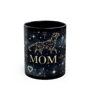 Tasse à café constellation, cadeau pour la fête des mères, verres astrologique, cadeaux astraux pour mamans, tasse unique avec carte des étoiles