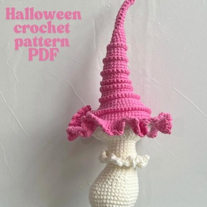 Crochet Halloween Cute Mushroom Pattern-Amigurumi Mushrooms Tutorial-Easy crochet patterns-PDF