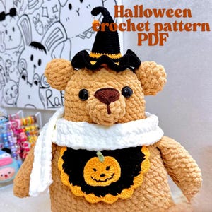 Halloween Crochet Pet Pumpkin Collar - Adjustable Collars for Cats and Dogs, Halloween Pet Outfits, Cat Crochet Collars