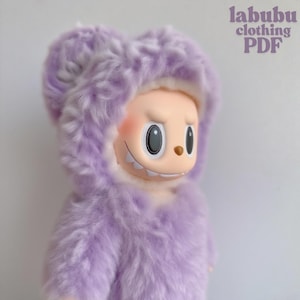 Labubu High-end customization chlothes Outfit Pattern-Labubu Cute fluffy autumn costume Outfit-Easy Crochet Pattern-LABUBU for Gift