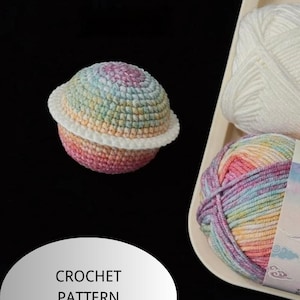 CROCHET PATTERN/Simple Rainbow Ball Tutorial/crochet christmas ball/amigurumi crochet pattern/PDF download